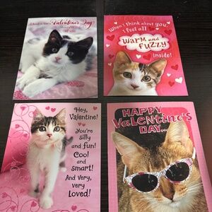 Cat Lover Valentines day greeting cards